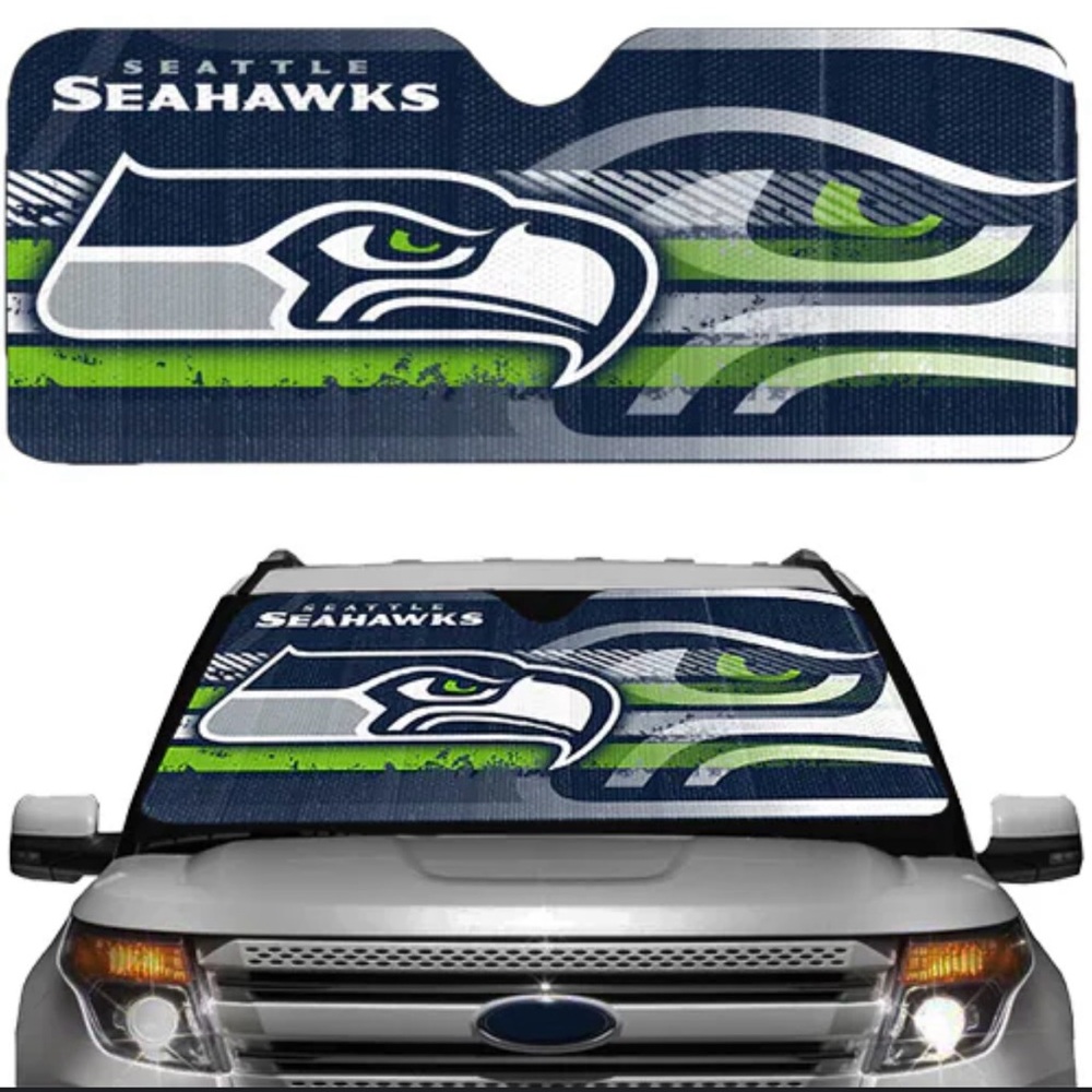 ❌SOLD❌Seattle Seahawks Universal Sun Auto Shade